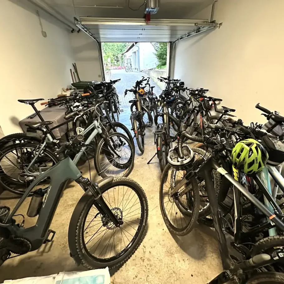 Hotel Krieger kostenlose Fahrrad-Garage